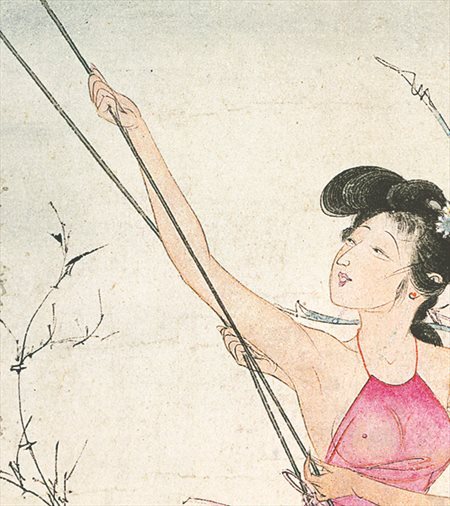 石棉县-胡也佛的仕女画和最知名的金瓶梅秘戏图